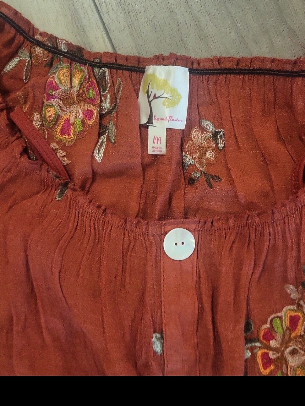 Fig And Flower Maxi Dress - Picture 2 of 2